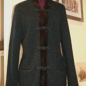 Gorsuch Mink Trimmed Jacket - Size 36